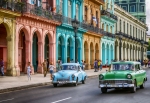 Oldtimer am Paseo de Marti in Havanna, Kuba